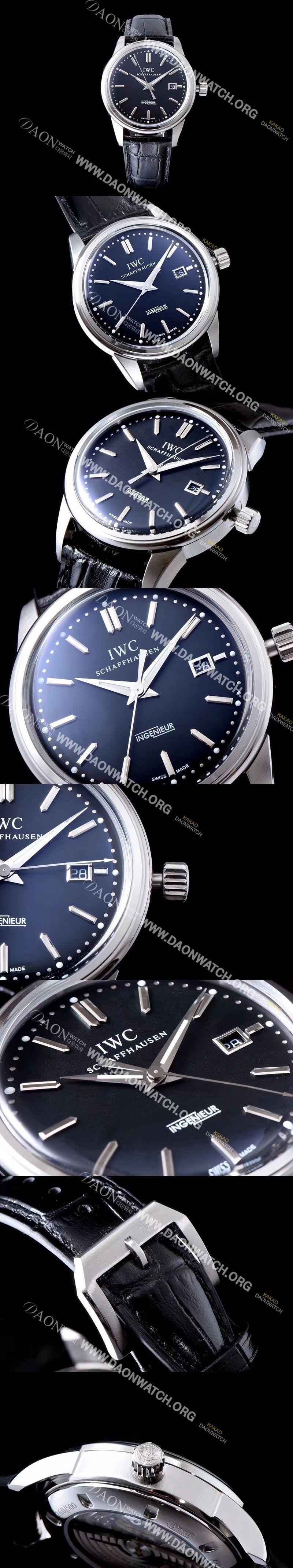 미러급 아이더블유씨 남성용 인게뉴어 블랙 다이얼 오토매틱 무브먼트 IWC0250 Ⅳ