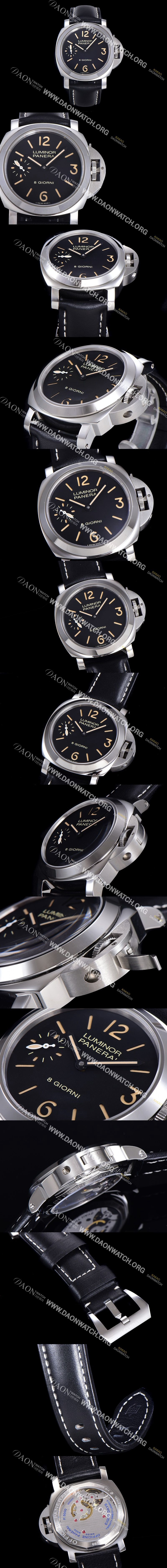 미러급 파네라이 남성용 루미노르 PAM00915 베이스-44MM 블랙 다이얼 신형 PANERAI Cal. P.6000 Type 수제공정형 튜닝완료 무브먼트 PAN02183 Ⅳ