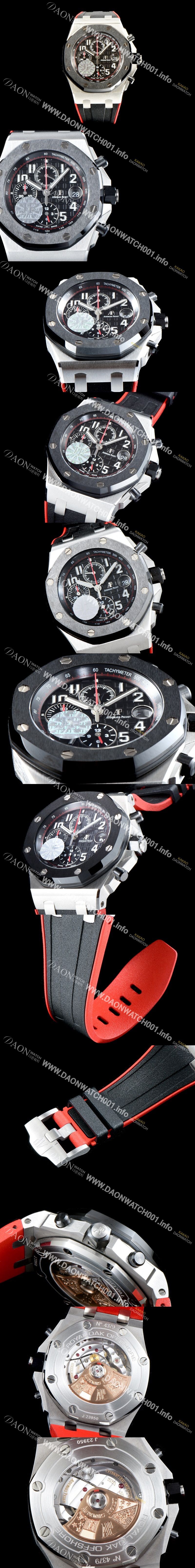 미러급 오데마피게 남성용 NEW 최고급형!!로얄오크 오프쇼어 26470SO.OO.A002CA.01 리미티드 에디션 크로노그래프 블랙 와플 다이얼 오토매틱 무브먼트 AUD0140 Ⅳ