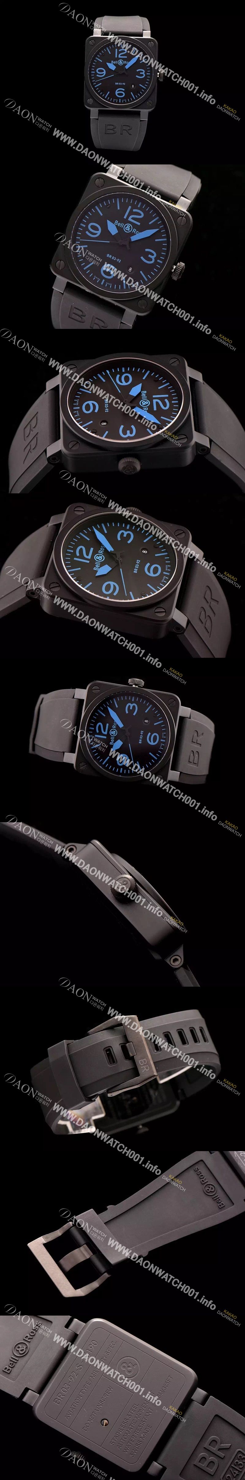 미러급 벨엔로즈 남성용 인스트루먼트 03 오토메틱 블랙 다이얼 오토매틱 무브먼트 BEL4205 Ⅳ