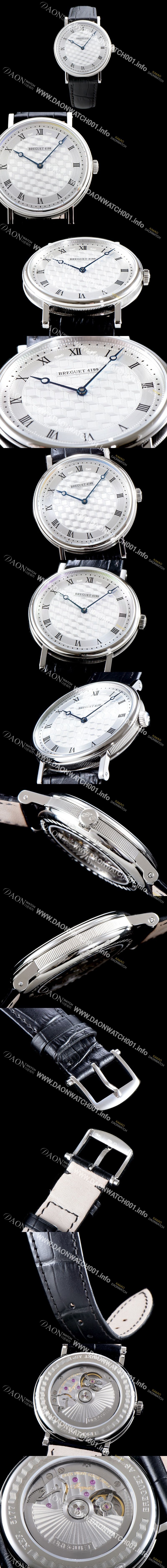 미러급 브레게 남성용 클래식 No.1747 씨리즈 40mm 화이트다이얼 BRG4250 Ⅳ