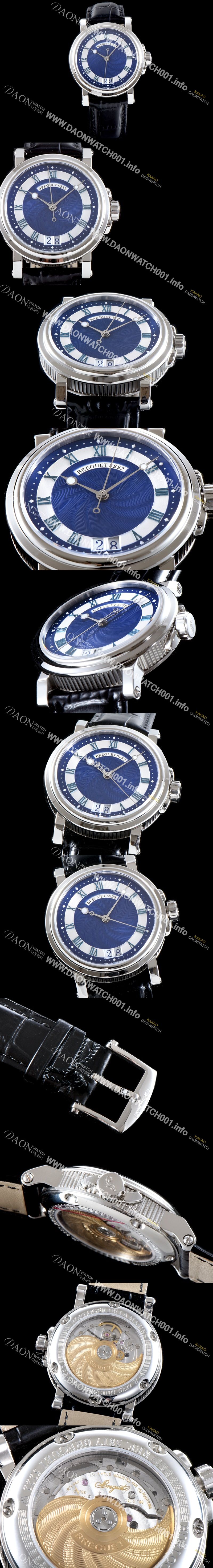 미러급 브레게 남성용 마린 컬렉션 5817ST/Y2/SV0 빅데이트 독특한