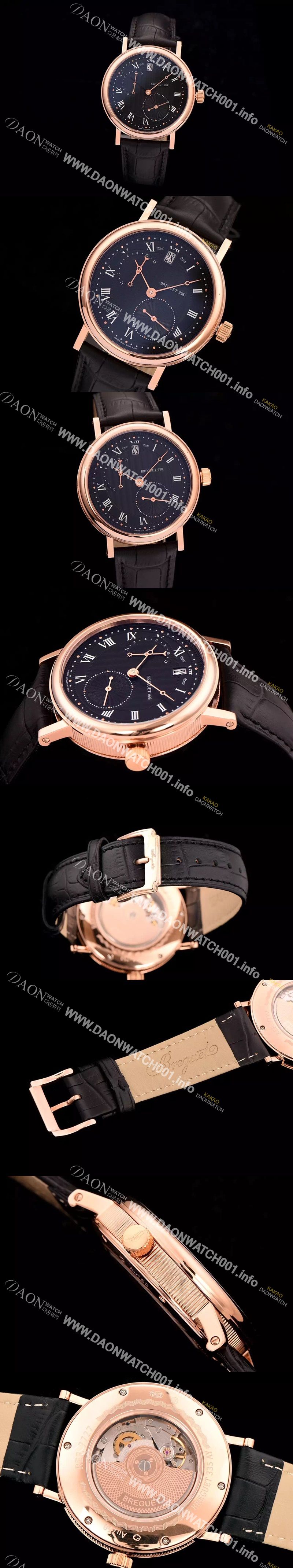 미러급 브레게 남성용 오토매틱 998 시리즈 블랙다이얼 BRG4201 Ⅳ