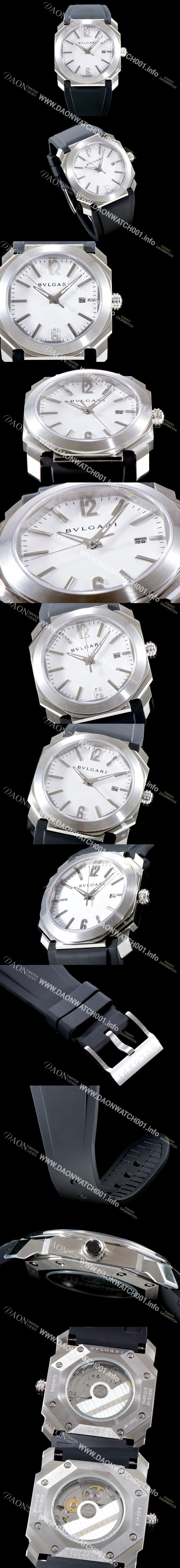 미러급 불가리 남성용 옥토 베스트에디션 화이트 다이얼 오토매틱 무브먼트 BVL4304 Ⅳ
