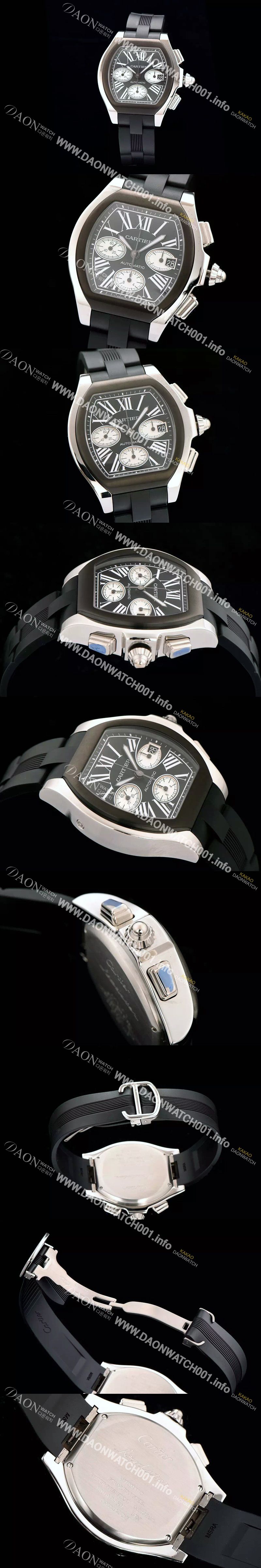 미러급 까르띠에 남성용 로드스터 크로노그래프 다이얼 CAR0311 Ⅳ