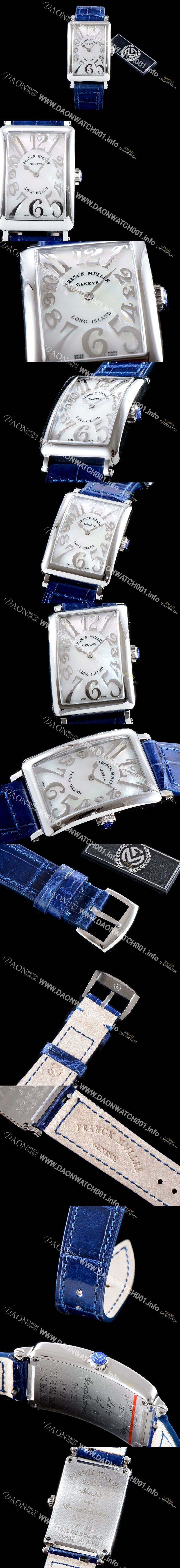 미러급 프랭크뮬러 여성용 롱아일렌드 952 QZ REL 컬력션 화이트 마더 오브 펄 다이얼 스위스 쿼츠 무브먼트 FRA0454 Ⅳ