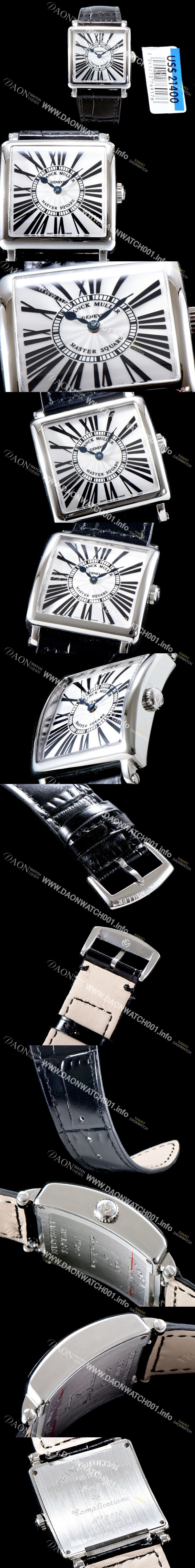 미러급 프랭크뮬러 여성용 마스터 스퀘어6002 L QZ V 화이트 다이얼 스위스 정품 쿼츠 무브먼트 FRA0405 Ⅳ