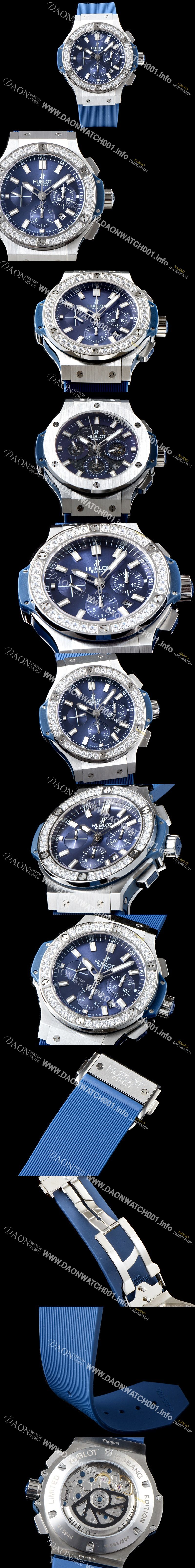 미러급 휴블렛 남성용 New pgrade!!빅뱅 301.SX.1170.SX.2704 1:1 수공 맞물림 형식의 쥬얼라인 크로노그래프 44MM 블루 다이얼 수정형 ETA 7750 오토매틱 무브먼트 HUB0233 Ⅳ
