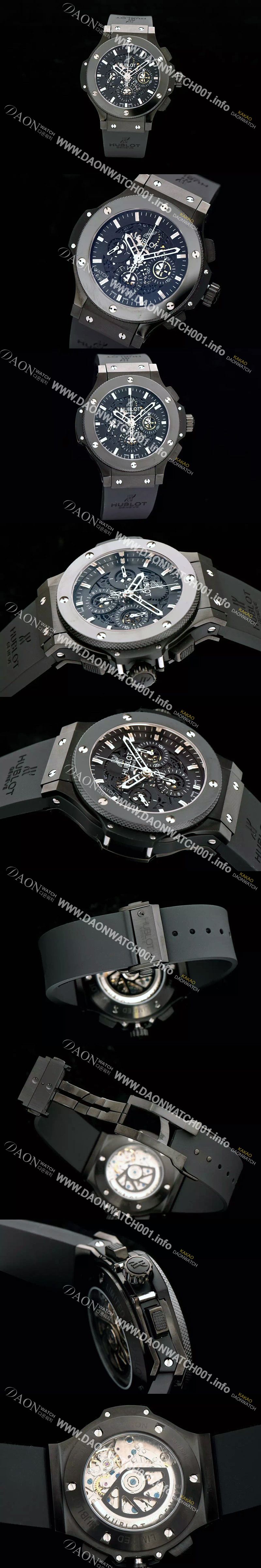 미러급 휴블렛 남성용 빅뱅 블랙 다이얼 오토매틱 HUB0444 Ⅳ