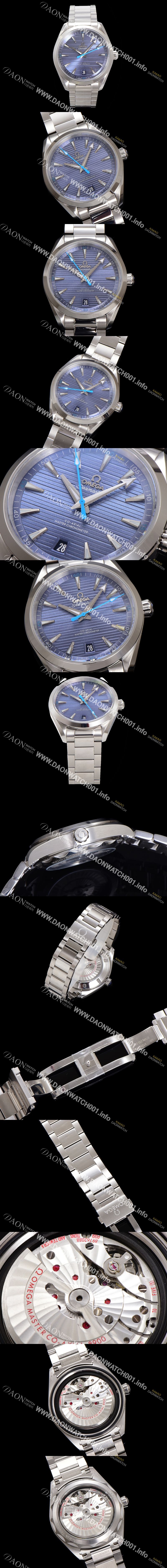 미러급 오메가 남성용 씨마스터 220.10.41.21.03.002 아쿠아테라 코-액시얼 41mm 오토매틱 Cal.8900 타입 블루 다이얼 omg20236 Ⅳ