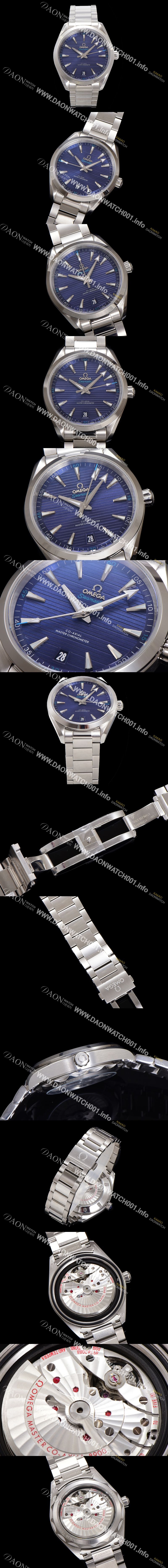 미러급 오메가 남성용 씨마스터 220.10.41.21.03.001 아쿠아테라 코-액시얼 41mm 오토매틱 Cal.8900 타입 블루 다이얼 omg20237 Ⅳ