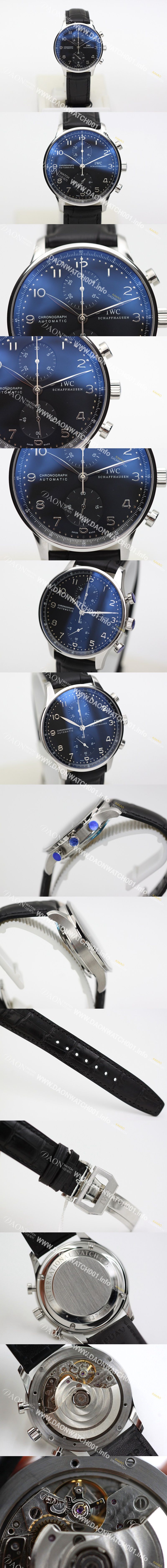 미러급 아이더블유씨 남성용 2017년 업그레이드! 포르투기즈 IW371447 블랙 다이얼 IWC0240 Ⅳ