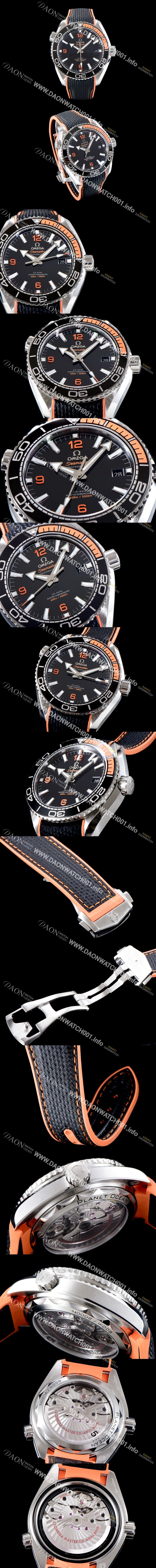 미러급 오메가 남성용 뉴 신형!! 씨마스터 플래닛 오션600M 코-액시얼 마스터 크로노미터 43.5MM 블랙 다이얼 오토매틱 무브먼트 OMG0114 Ⅳ
