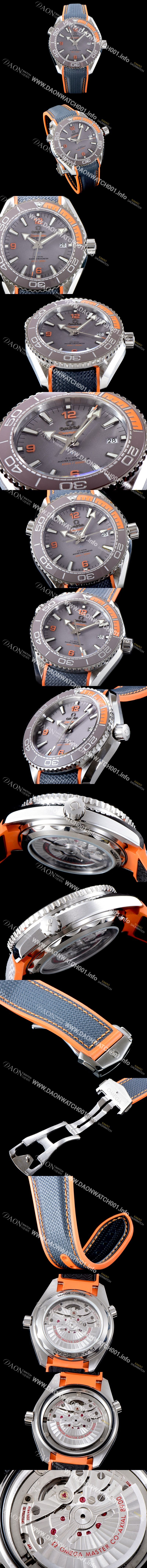 미러급 오메가 남성용 신형 그레이 다이얼 UP!! 씨마스터 플래닛 오션600M 코-액시얼 마스터 크로노미터 43.5MM 오토매틱 무브먼트 OMG01101 Ⅳ