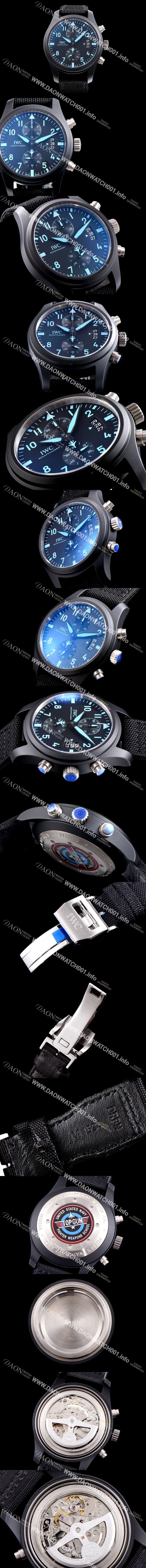 미러급 아이더블유씨 남성용 에디션 탑건 IW388003 세라믹 블랙다이얼 IWC0201 Ⅳ