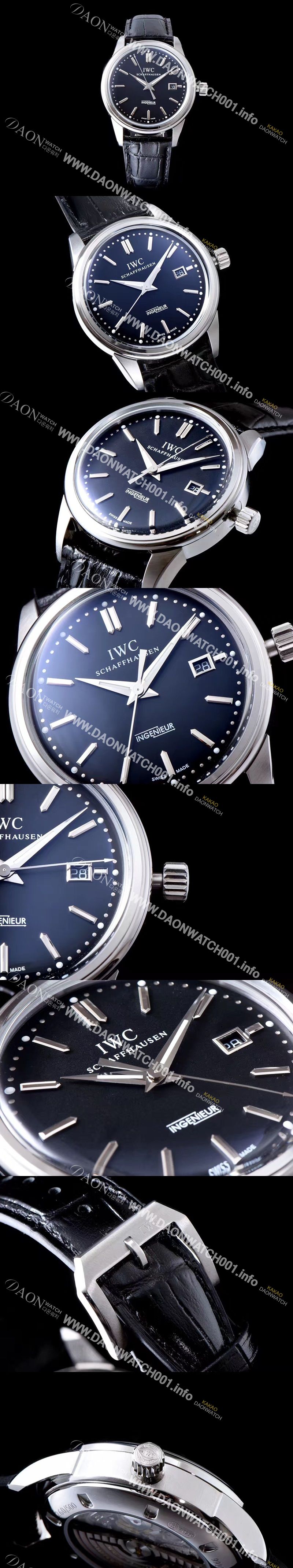 미러급 아이더블유씨 남성용 인게뉴어 블랙 다이얼 오토매틱 무브먼트 IWC0250 Ⅳ
