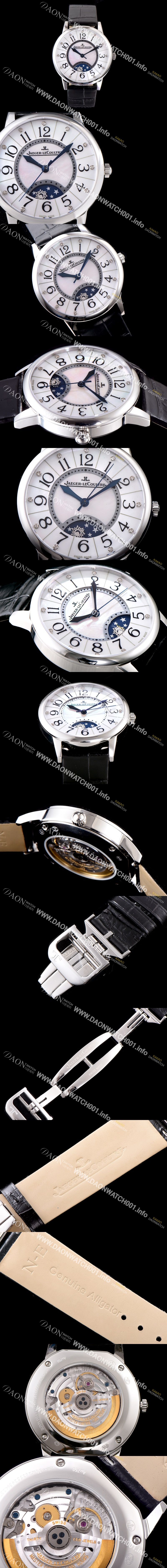 미러급 예거르꿀르뜨 남성용 랑데부 나잇&데이 3468490 레이디 워치 문페이즈 자개 다이얼 오토매틱 무브먼트 JAG0443 Ⅳ