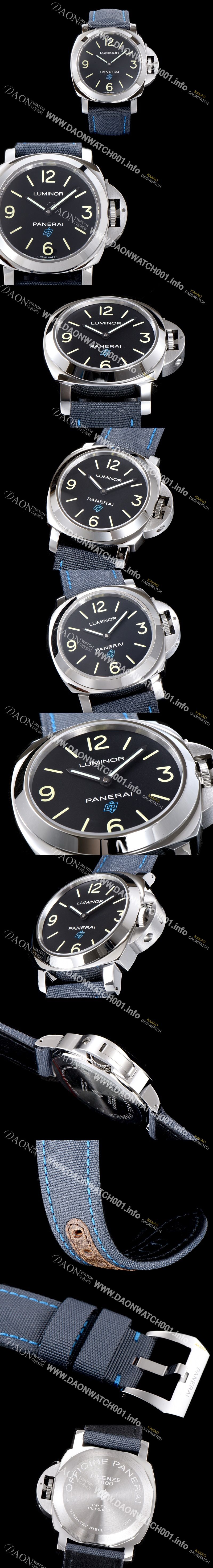 미러급 파네라이 남성용 루미노르 PAM00774 피렌체1860!! 베이스 로고-44MM 블랙 다이얼 신형 PANERAI Cal. P.6000 Type 수제공정형 튜닝완료 무브먼트 PAN0212 Ⅳ
