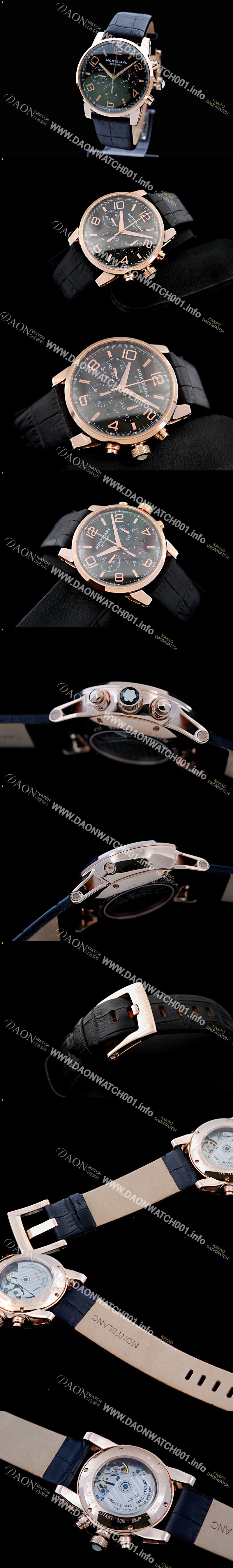 미러급 몽블랑 남성용 몽블랑 타임워커 크로노그래프 오토메틱 MON4200 Ⅳ