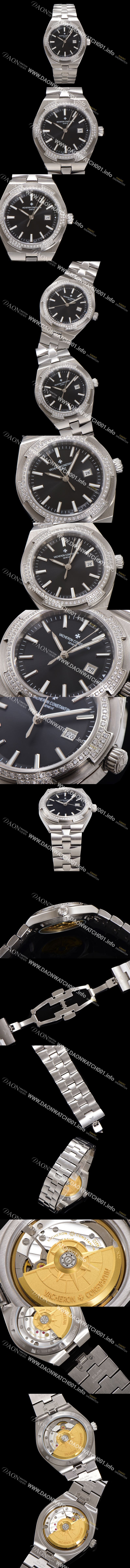 미러급 바쉐런 콘스탄틴 여성용 오버시즈 4605V200A-B971 오토매틱 무브먼트 35mm 블랙 다이얼 vac1142 Ⅳ