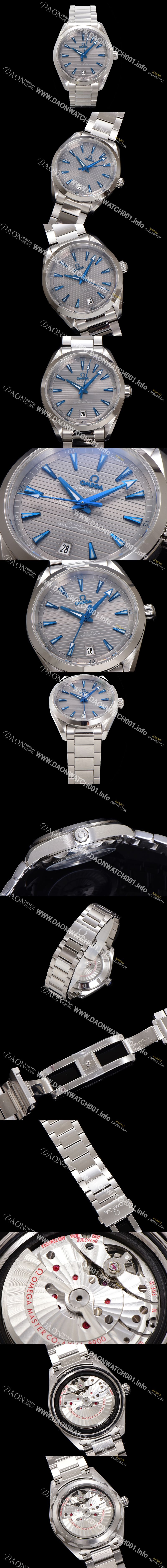 미러급 오메가 남성용 씨마스터 220.10.41.21.06.001 아쿠아테라 코-액시얼 41mm 오토매틱 Cal.8900 타입 그레이 다이얼 omg20235 Ⅳ