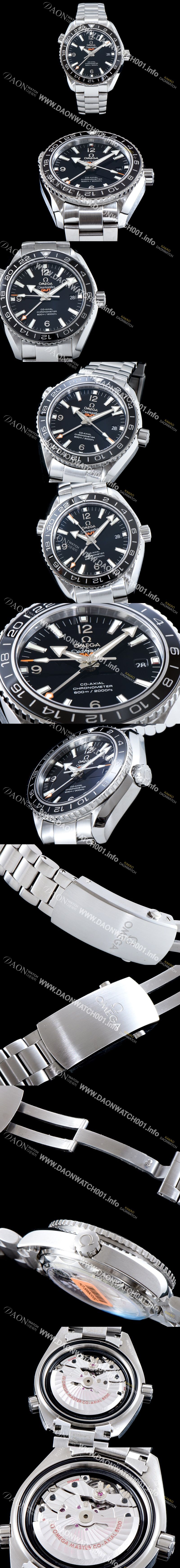미러급 오메가 남성용 시마스터 플래닛 오션 코엑시얼 지엠티 블랙다이얼 OMG0040 Ⅳ