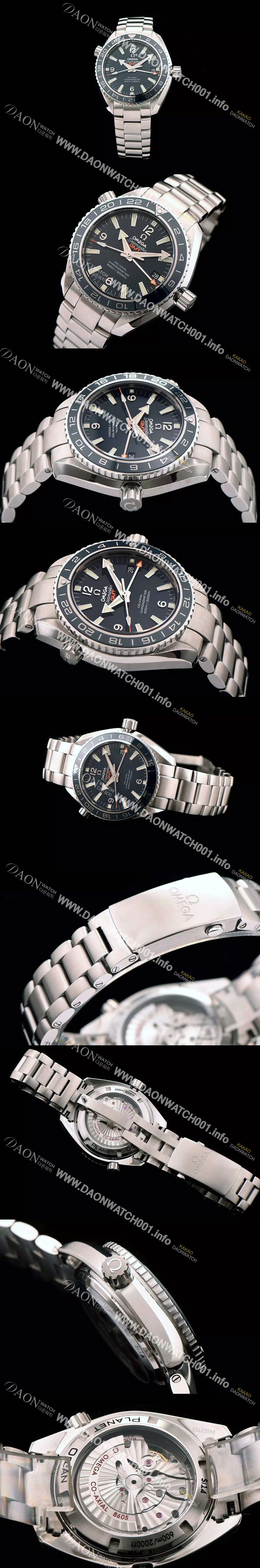 미러급 오메가 남성용 시마스터 플래닛 오션 코엑시얼 지엠티 블루다이얼 OMG01103 Ⅳ