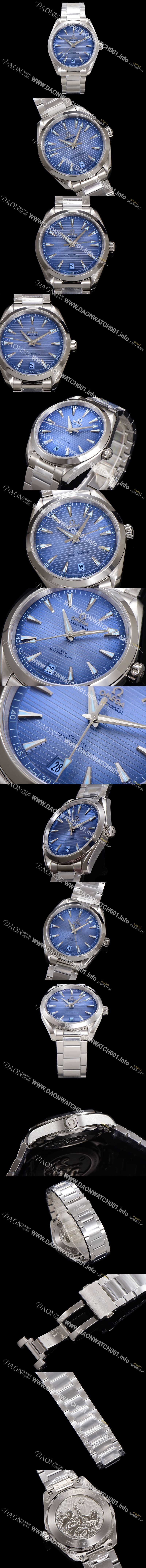 미러급 오메가 남성용 씨마스터 신제품 220.10.41.21.03.005 아쿠아테라 코-액시얼 41mm 오토매틱 Cal.8900 타입 메탈줄 썸머 블루 다이얼 omg20248 Ⅳ