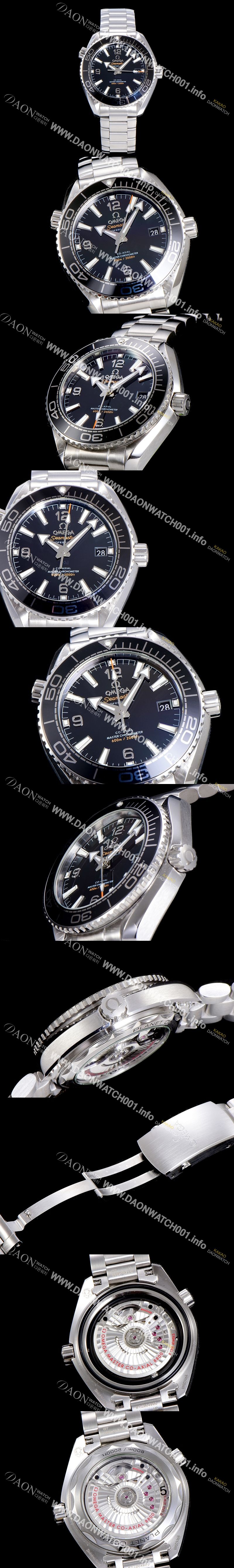 미러급 오메가 남성용 시마스터 215.30.40.20.01.001 플래닛 오션 600m 블랙다이얼 OMG07743 Ⅳ