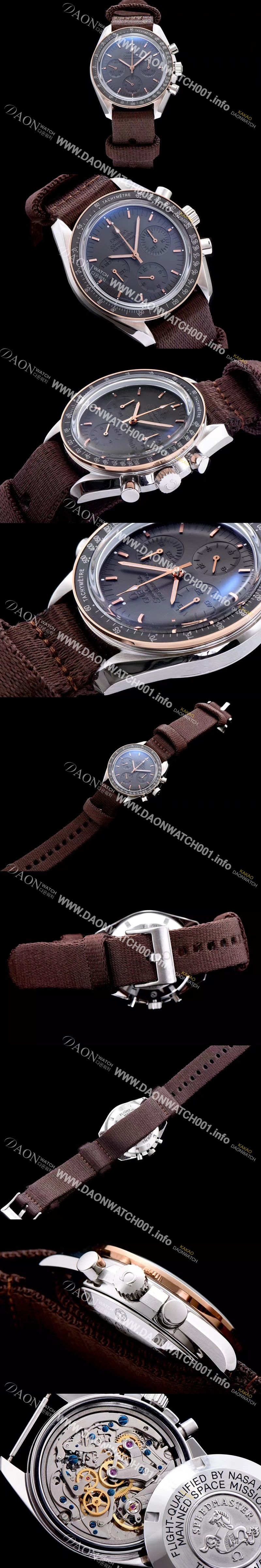 미러급 오메가 남성용 스피드마스터 프로페셔널 아폴로 11호 45주년 수동무브먼트 그레이 다이얼 OMG0030 Ⅳ