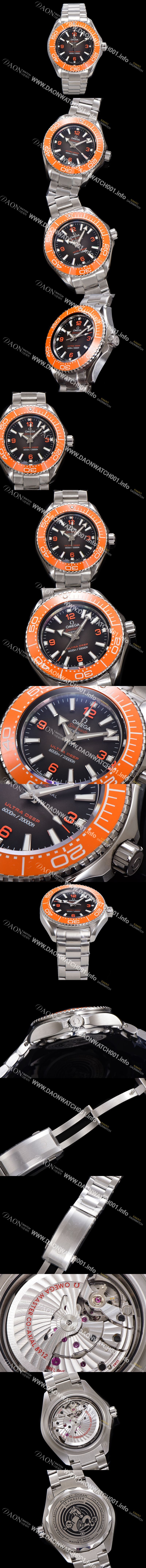 미러급 오메가 남성용 씨마스터 신제품 215.30.46.21.06.001 플래닛 오션 울트라 딥 6000m 45.5mm 오토매틱 Cal.8912 타입 메탈줄 그레이 다이얼 omg20253 Ⅳ