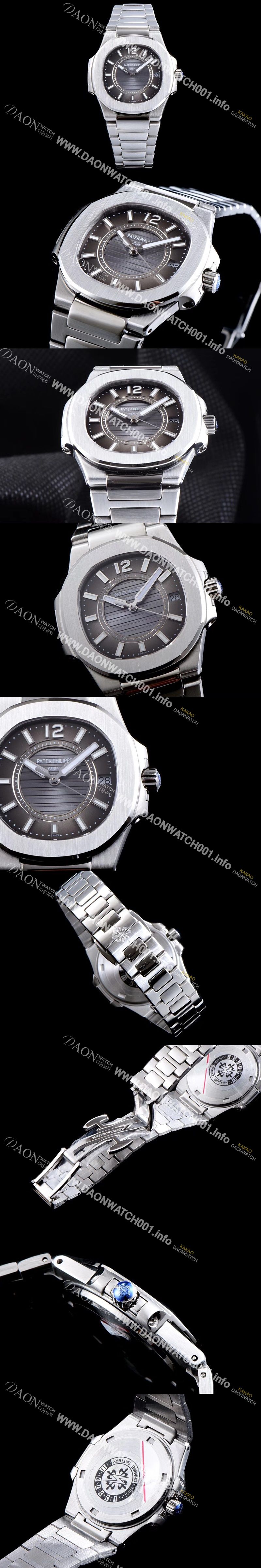 미러급 파텍필립 여성용 노틸러스 7011/1G-010 하이엔드 브라운 텍스쳐 다이얼 브레이슬릿 스위스 정품 쿼츠 무브먼트 PAT0110 Ⅳ