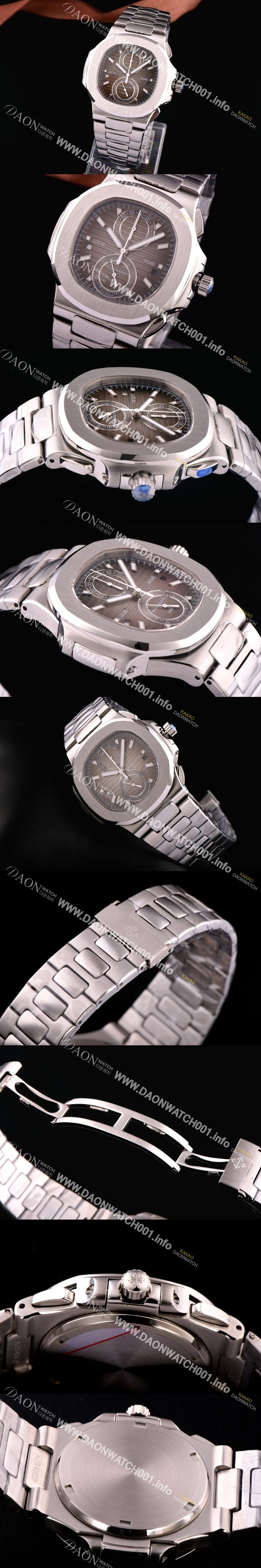 미러급 파텍필립 노틸러스 스위스 쿼츠 브라운 다이얼 PAT0422 Ⅳ