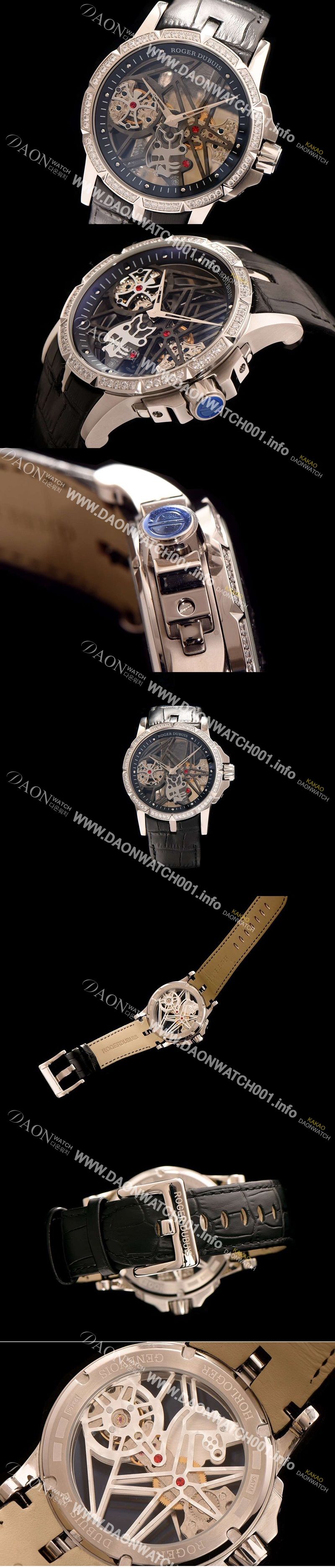 미러급 로저드뷔 남성용 엑스칼리버 아시안 오토매틱 무브먼트 ROG4213 Ⅳ