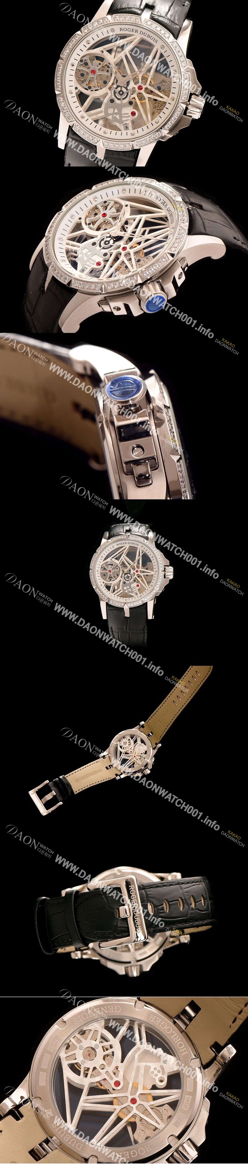 미러급 로저드뷔 남성용 엑스칼리버 아시안 오토매틱 무브먼트 ROG4215 Ⅳ