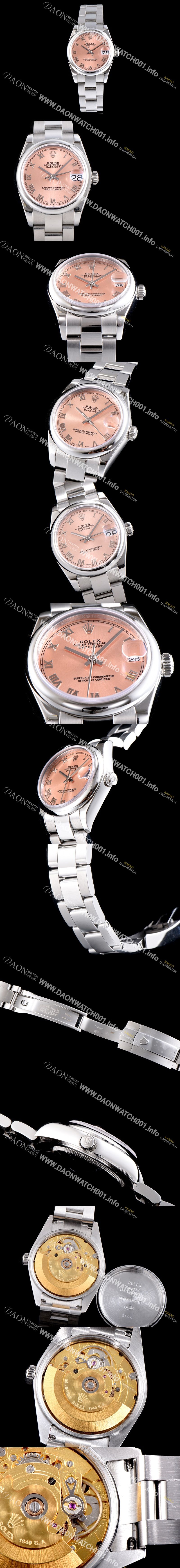 미러급 로렉스 여성용 데이져스트 m279160-0014 31mm 신형 모델 핑크 다이얼 브레이슬릿 오토매틱 무브먼 ROL0310 Ⅳ