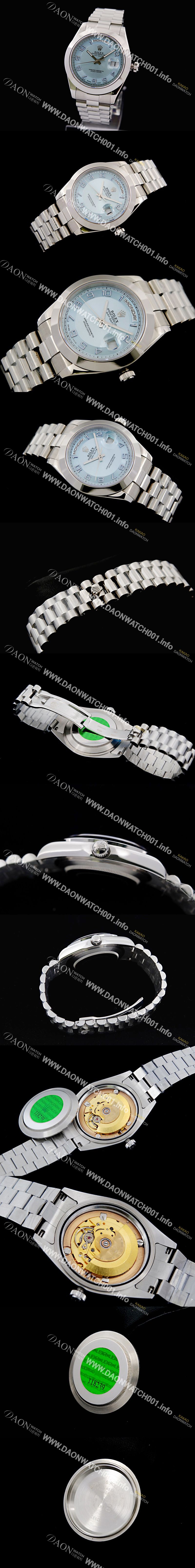 미러급 로렉스 남성용 데이데이터 2 2836 무브먼트 블루 다이얼 41mm ROL4233 Ⅳ