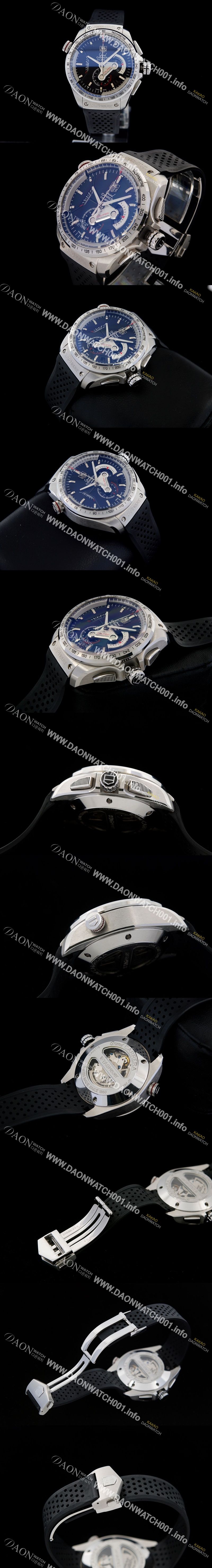 미러급 태그호이어 남성용 그랜드 까레라 칼리버 36 RS 블랙다이얼 wa TAG4240 Ⅳ