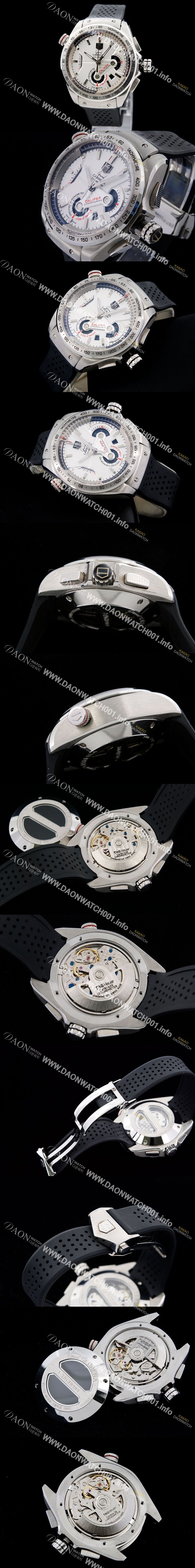 미러급 태그호이어 남성용 그랜드 까레라 칼리버 36 RS 블랙다이얼 TAG4205 Ⅳ