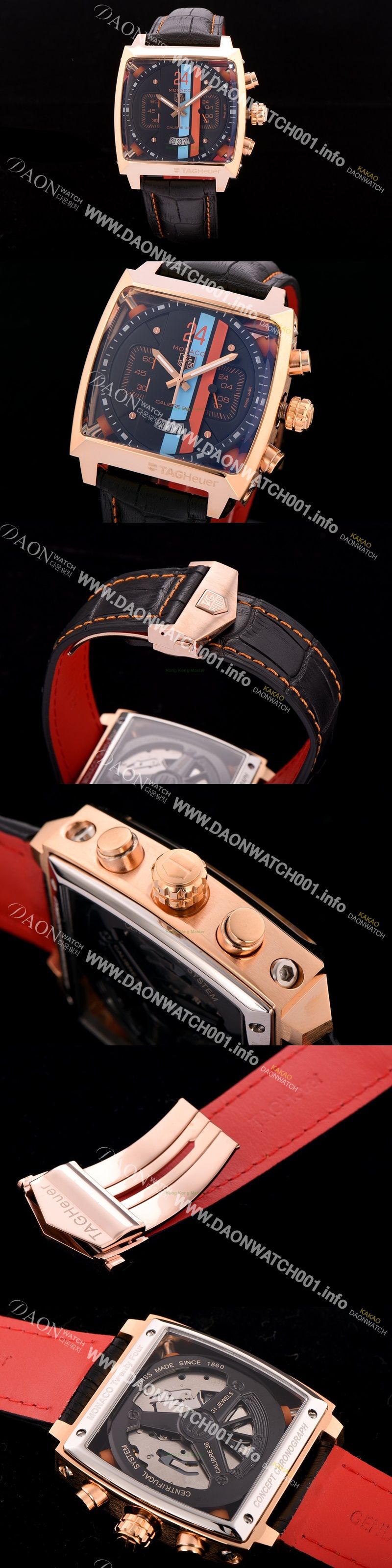 미러급 태그호이어 남성용 뉴 모나코 컨셉트 24 크로노그래프 tag0125 스위스 TAG0423 Ⅳ