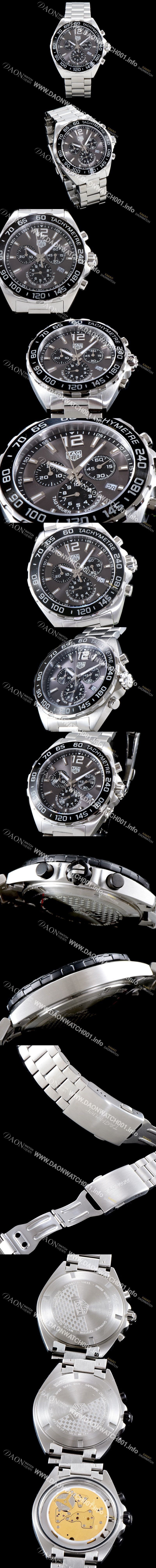 미러급 태그호이어 남성용 칼리버 포뮬러 크로노 그래프 스위스 쿼츠 그레이다이얼 TAG0400 Ⅳ