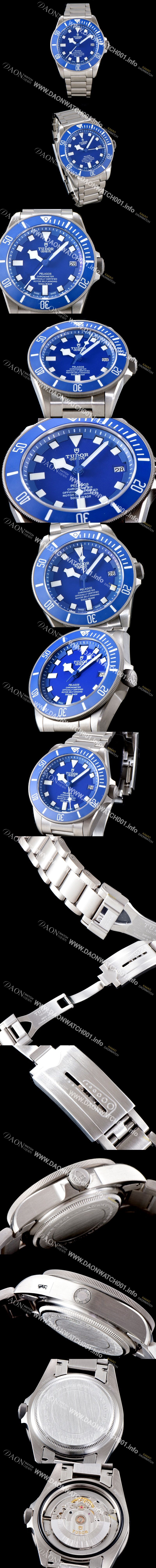 미러급 튜더 남성용 폴라고 블루 다이얼 오토매틱 무브먼트 TUD4240 Ⅳ