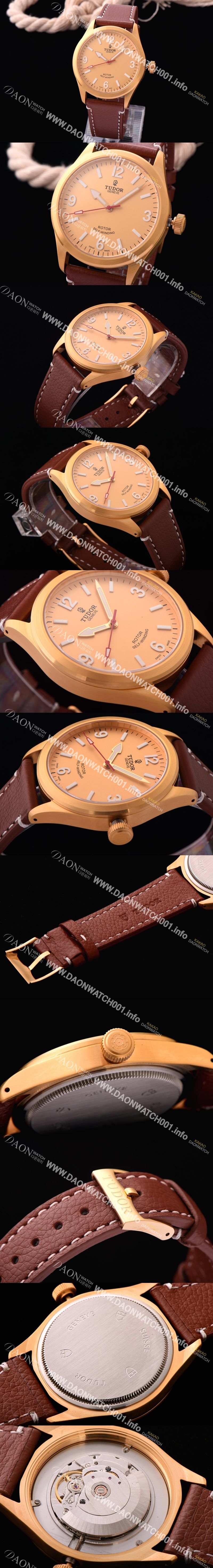 미러급 튜더 남성용 헤리티지 옐로 다이얼 오토매틱 무브먼트 TUD4225 Ⅳ