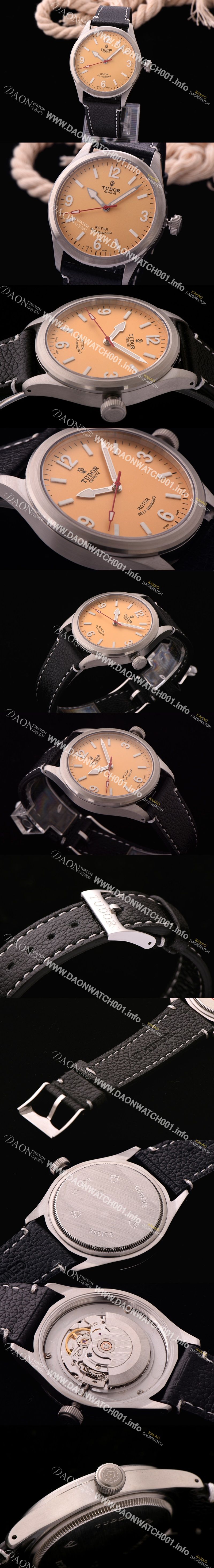 미러급 튜더 남성용 헤리티지 옐로 다이얼 오토매틱 무브먼트 TUD4222 Ⅳ