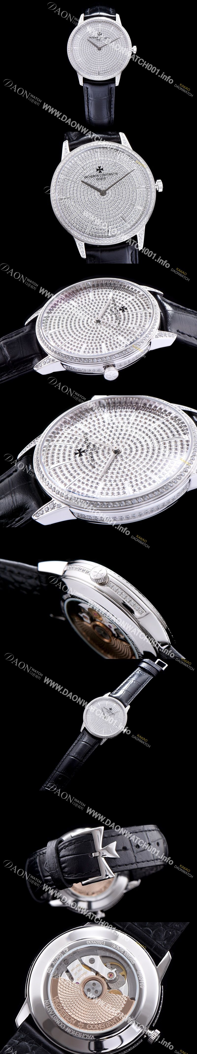 미러급 바쉐론콘스탄틴 남성용 패트리모니 화이트골드 다이얼 오토매틱 무브먼트 VAC0455 Ⅳ