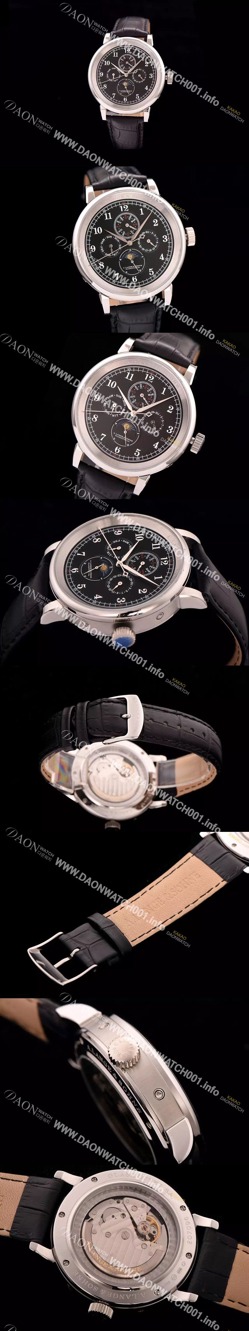 미러급 아랑게운트죄네 남성용 1815 시리즈 워치 문페이즈 브라운 다이얼 오토매틱 무브먼트 ALS4203 Ⅳ