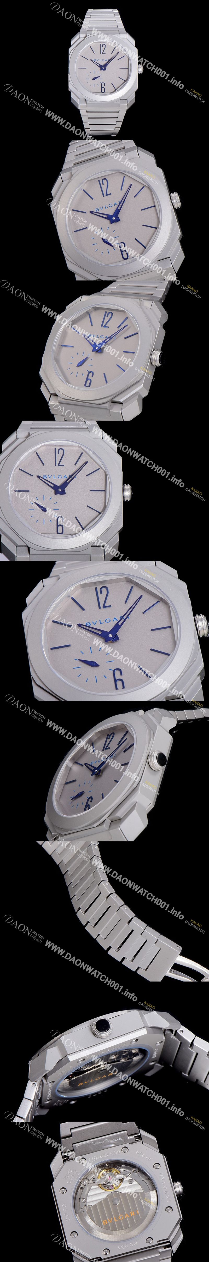 미러급 불가리남성용 초특가 한정판 옥토 피니시모 티타늄소재 40미리 오토매틱 그레이 다이얼 BVL16271 Ⅳ