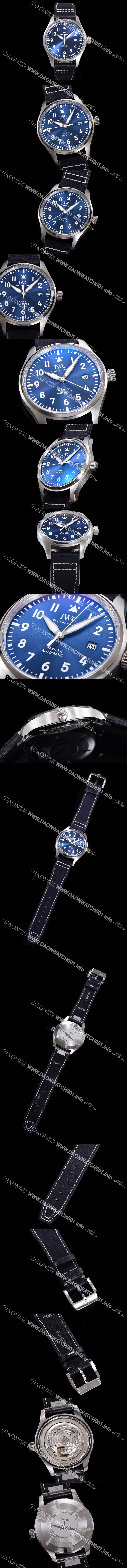 미러급 아이더블유씨 남성용시계 1:1수제공정형 마크18 !! 파일럿 IW328203 마크18 오토매틱 32111타입 40mm 가죽줄 블루다이얼 iwc4069 Ⅳ