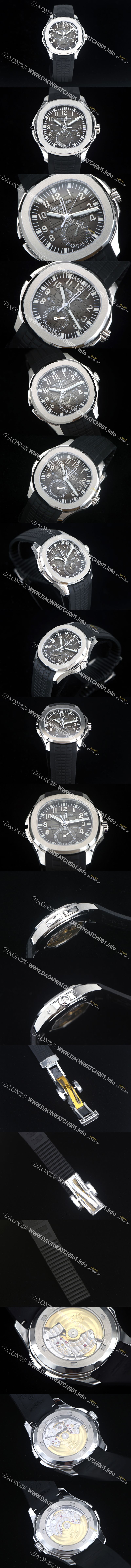 미러급 파텍필립남성용 아쿠아넛 5164A-001 트리블 타임 40미리 블랙 다이얼 오토매틱 PAT47237 Ⅳ