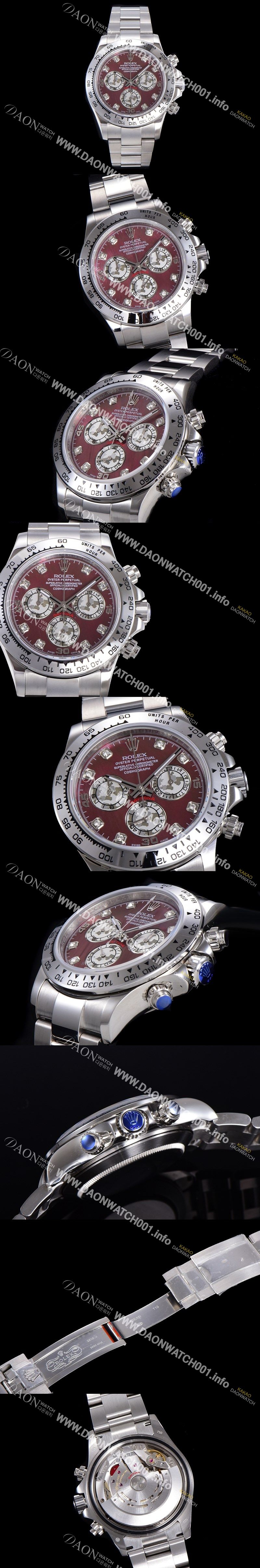 미러급 로렉스 남성용 데이토나 코스모그래프 오토매틱 40미리 칼리버 4130 타입 메탈시계 래드다이얼 ROL79798 Ⅳ